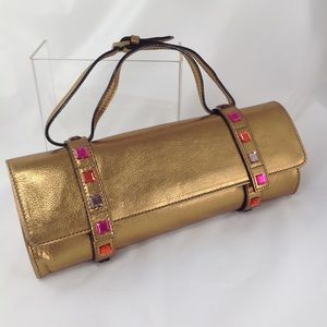 Couture Donald J. Pliner Metallic Leather Bag